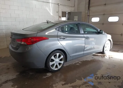 2013 Hyundai Elantra Limited from USA, damaged, VIN 5NPDH4AE8DH194975